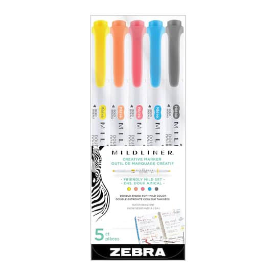 Buy The Zebra Mildliner Friendly Double Ended Highlighter Set At Michaels Buy The Zebra Mildliner Friendly Double Ended Highlighter Set At Michaels